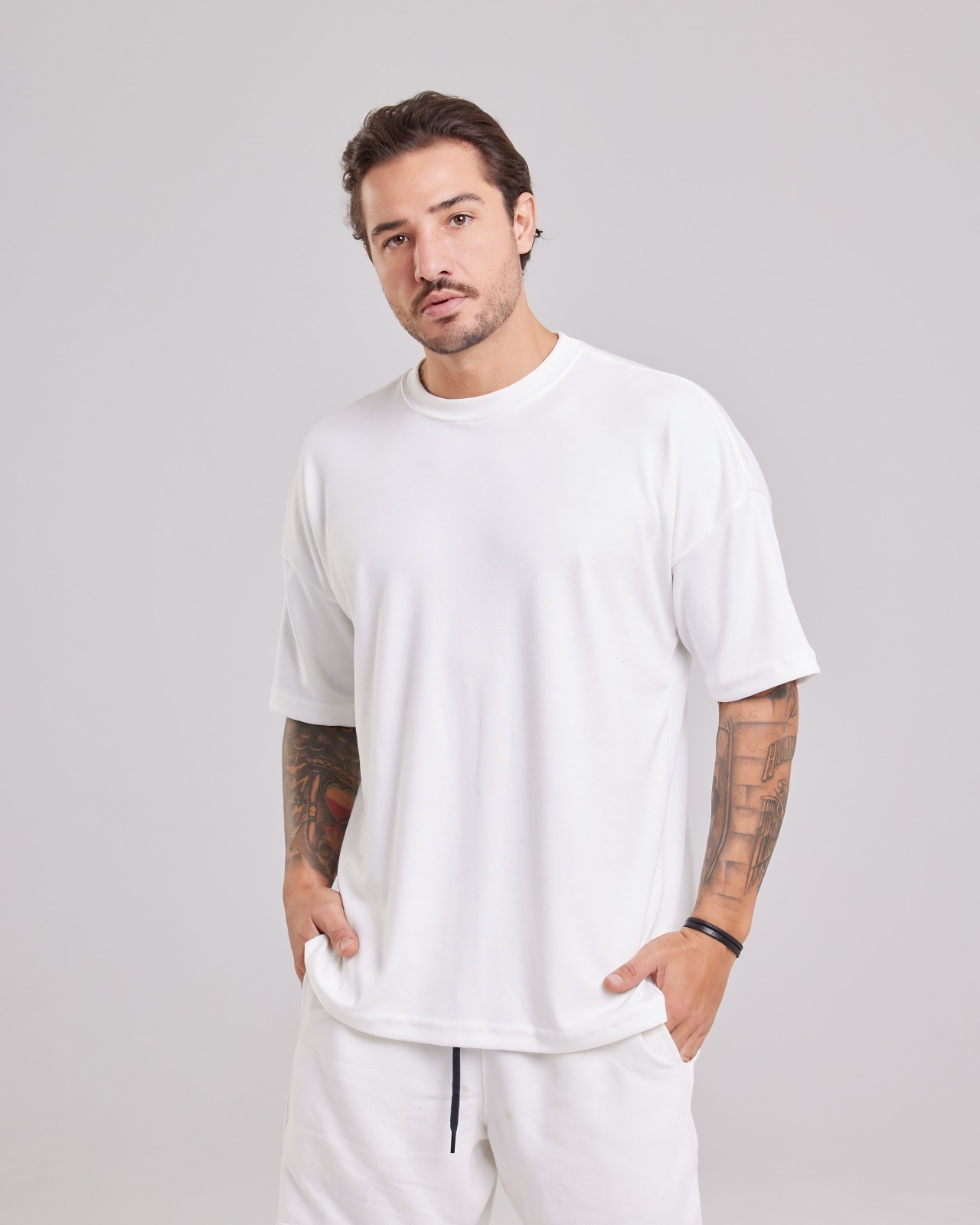 Camiseta Oversized Suedine Peruano — Lunfe Outlet — foto 3