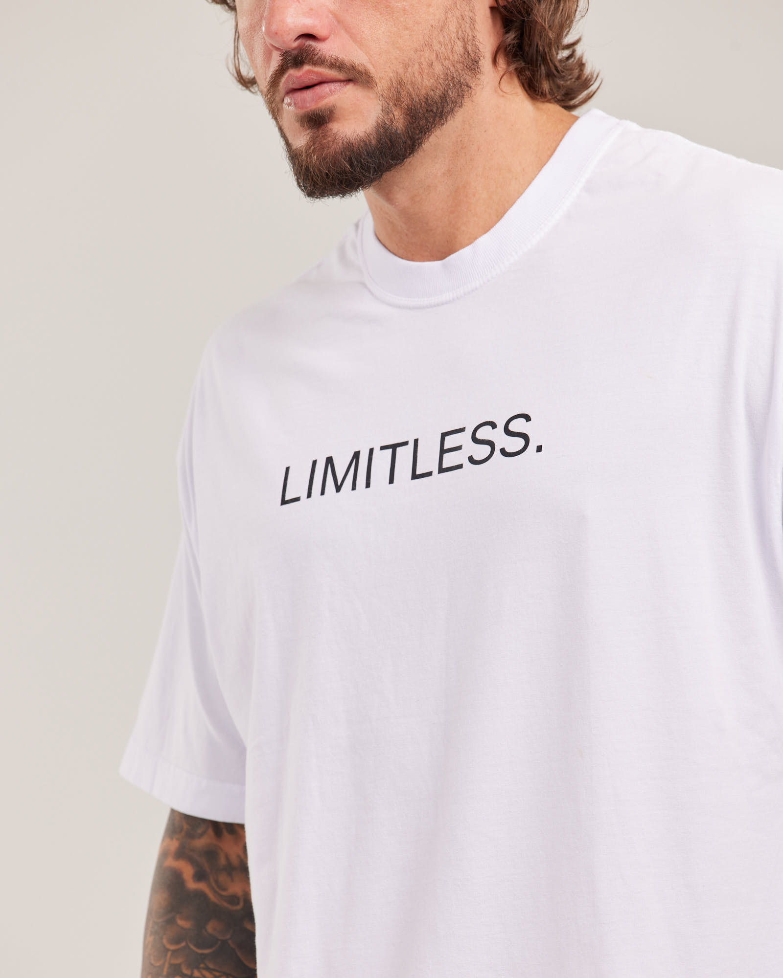 Camiseta Oversized Limitless Evolvee — Lunfe Outlet — foto 2