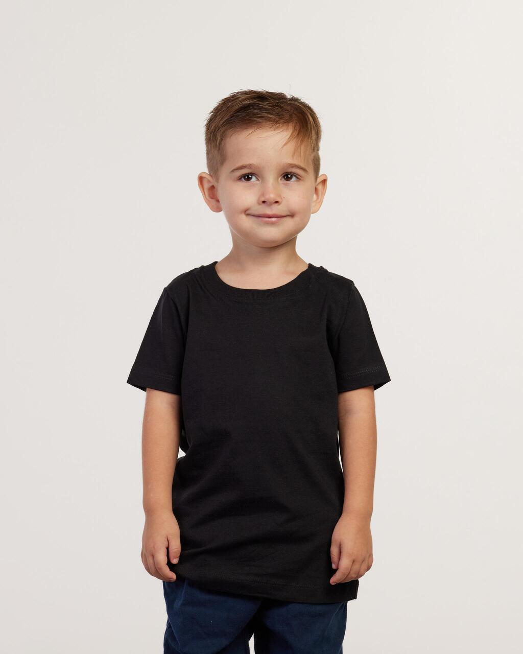 Camiseta Básica Kids Preto — Lunfe Outlet — foto 4