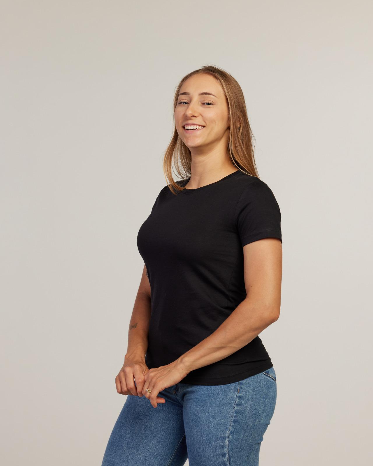 Camiseta Baby Look Básica Feminina — Lunfe Outlet — foto 3