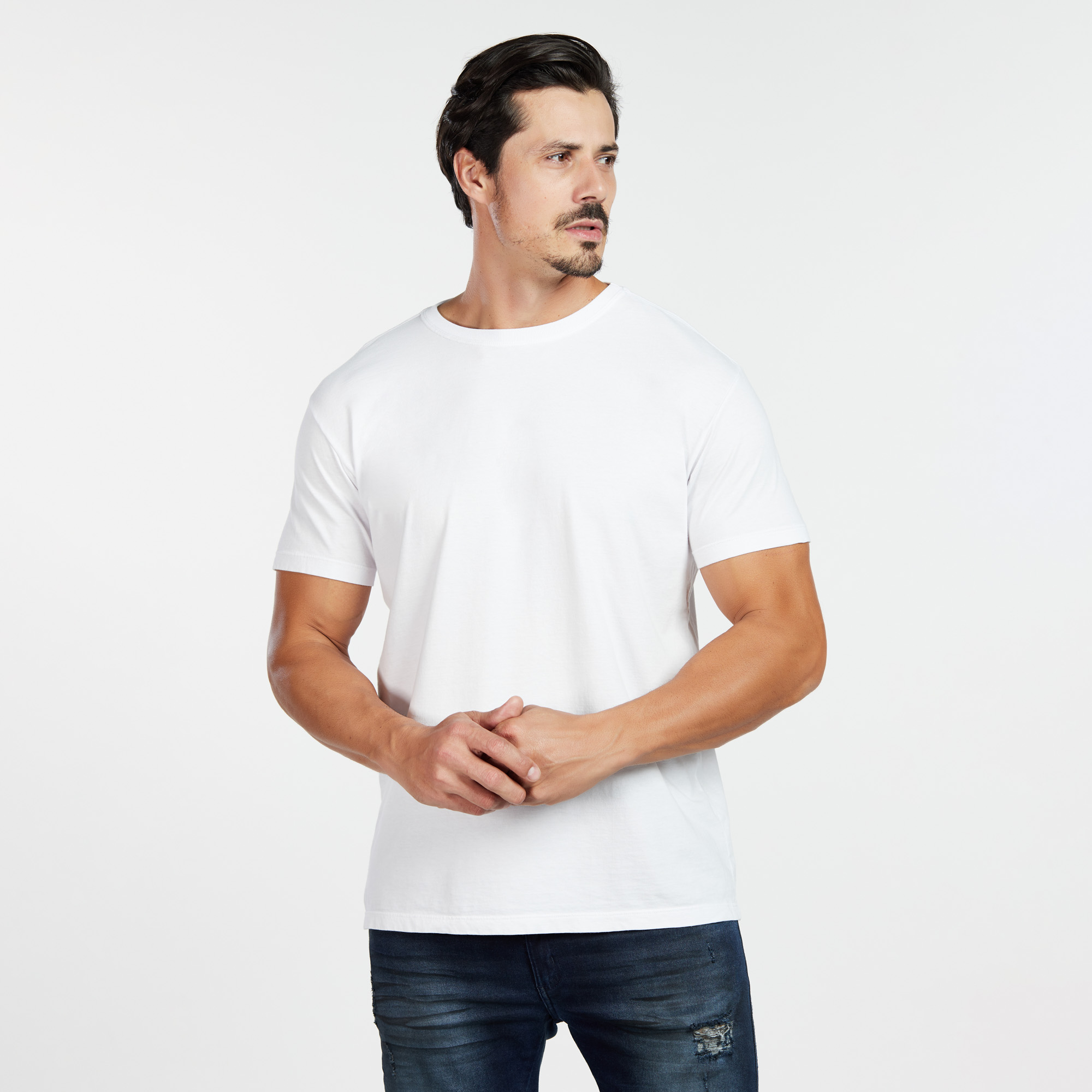 Camiseta Prime Cotton Branco — Lunfe Outlet — foto 5