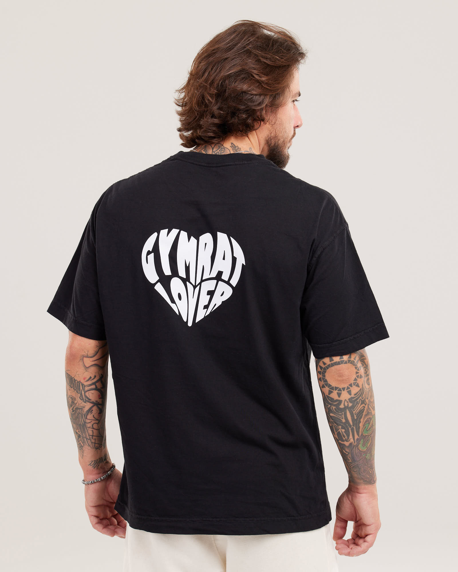 Camiseta Oversized Gym Rat Lover Evolvee — Lunfe Outlet — foto 6