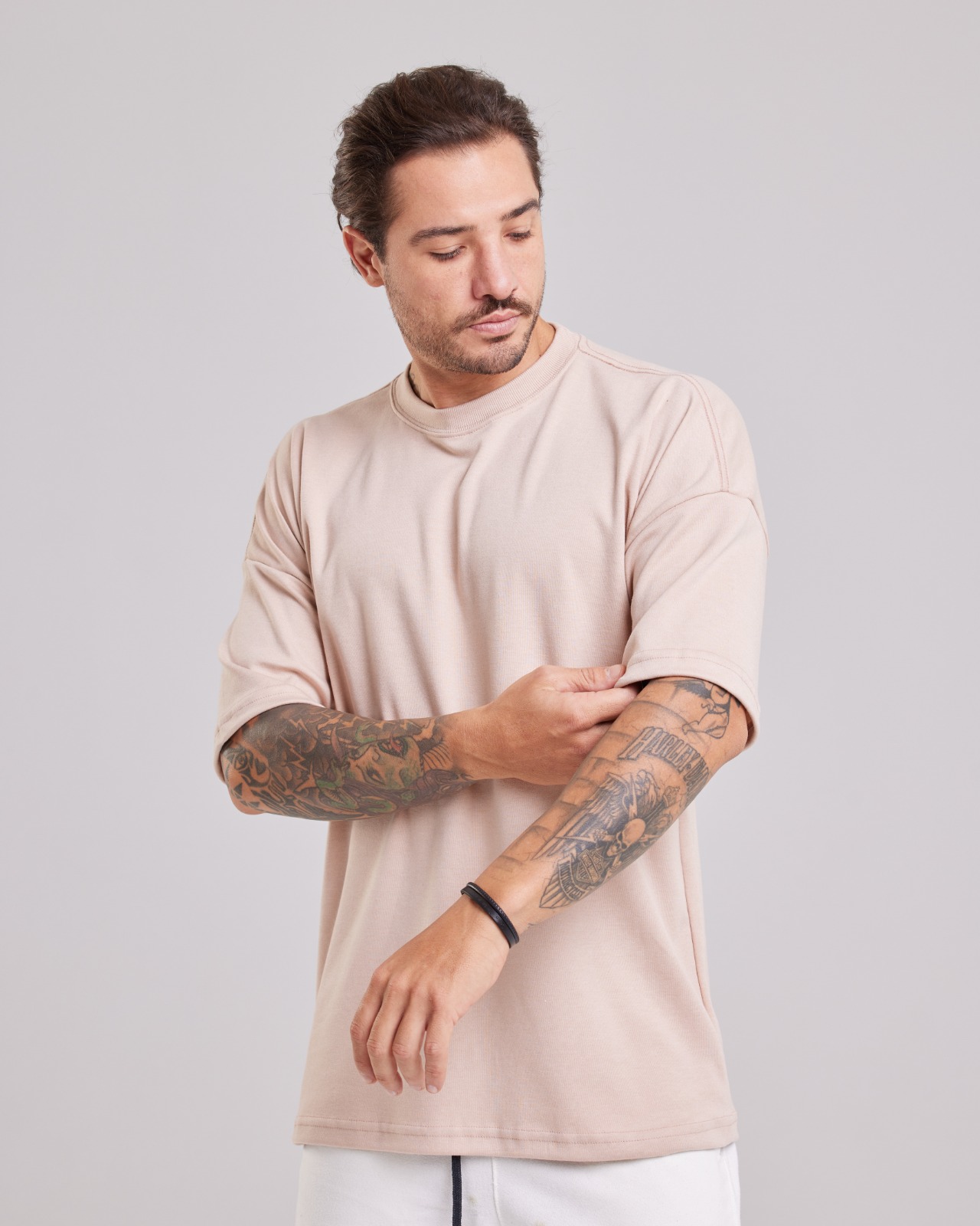 Camiseta Oversized Suedine Peruano — Lunfe Outlet — foto 7