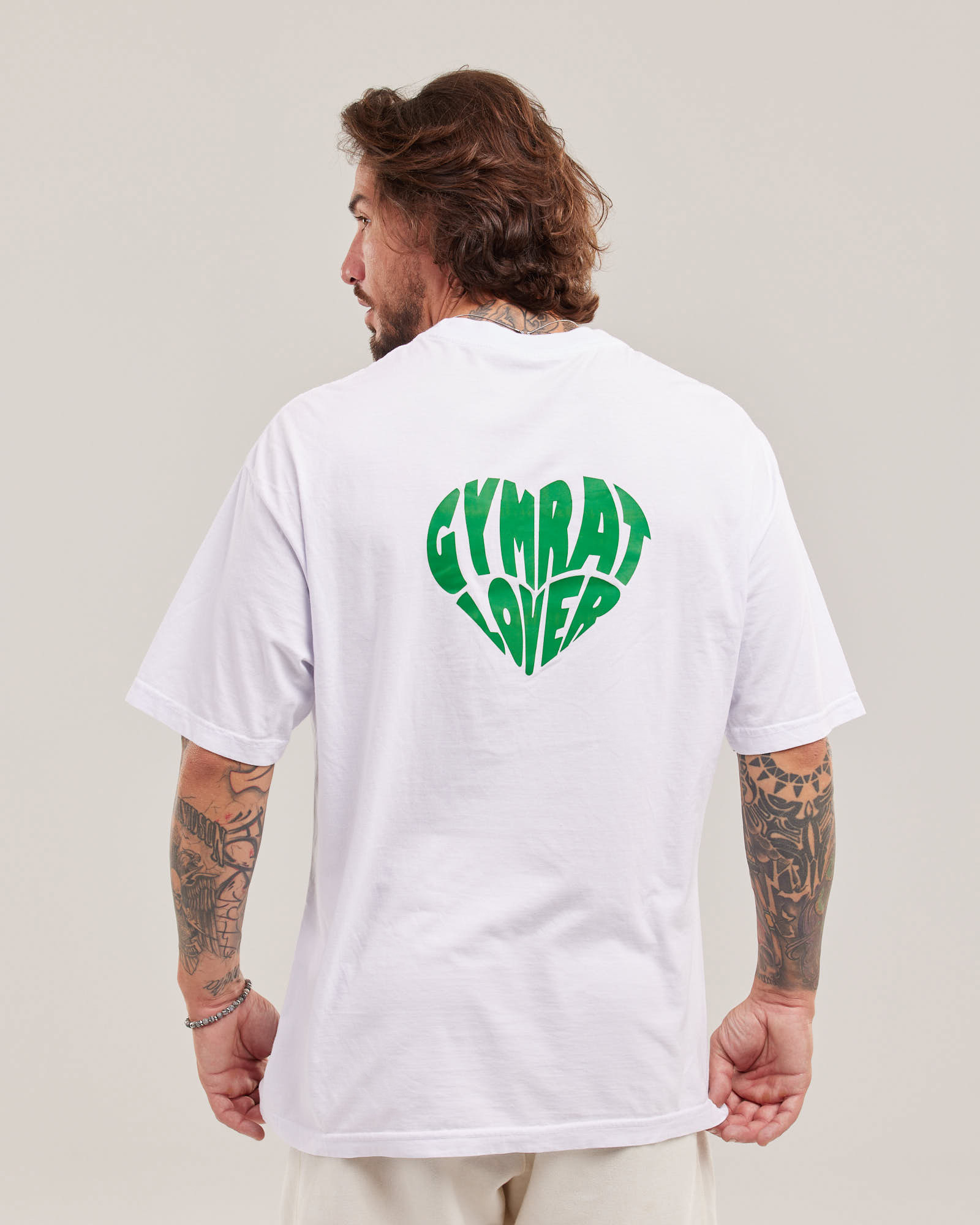 Camiseta Oversized Gym Rat Lover Evolvee — Lunfe Outlet — foto 8