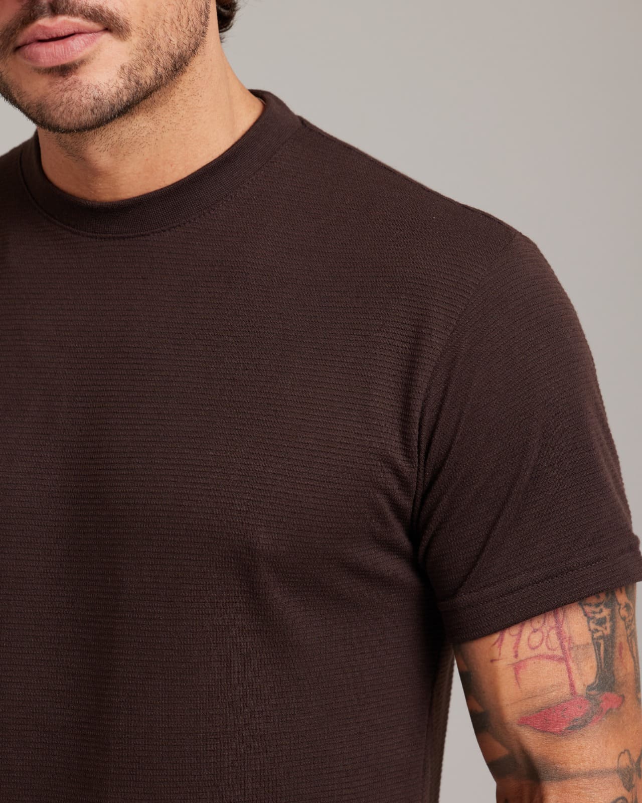 Camiseta Ripple Texture — Lunfe Outlet — foto 5
