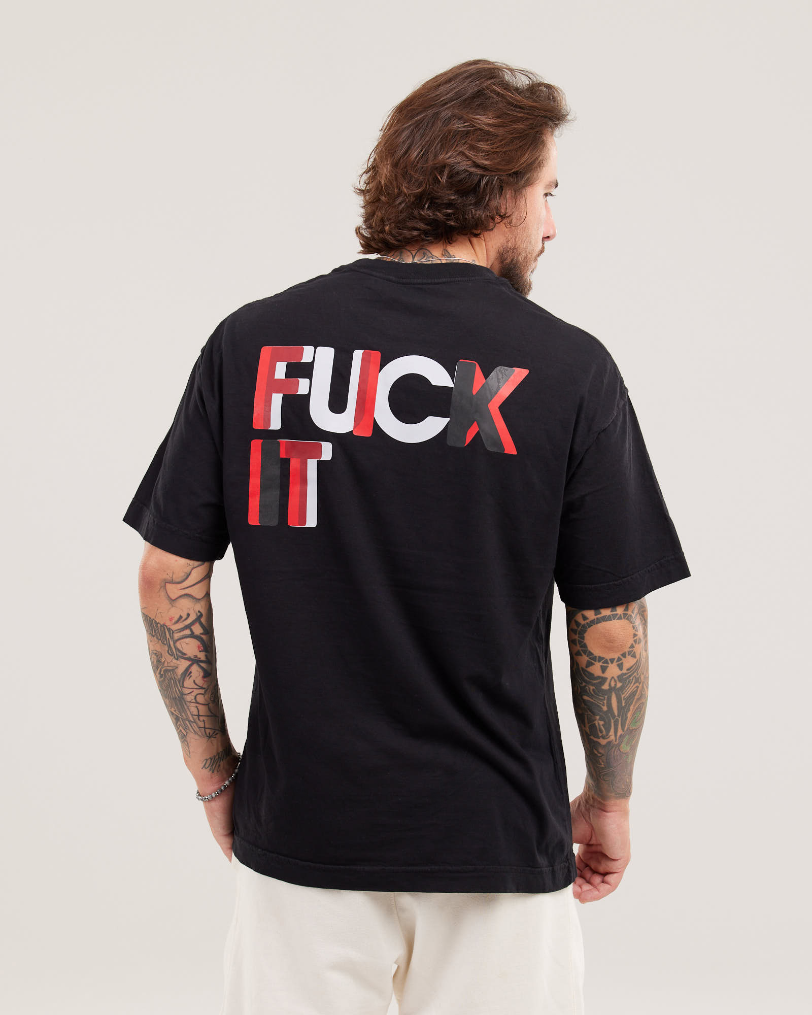 Camiseta Oversized F*ck It Evolvee — Lunfe Outlet — foto 2