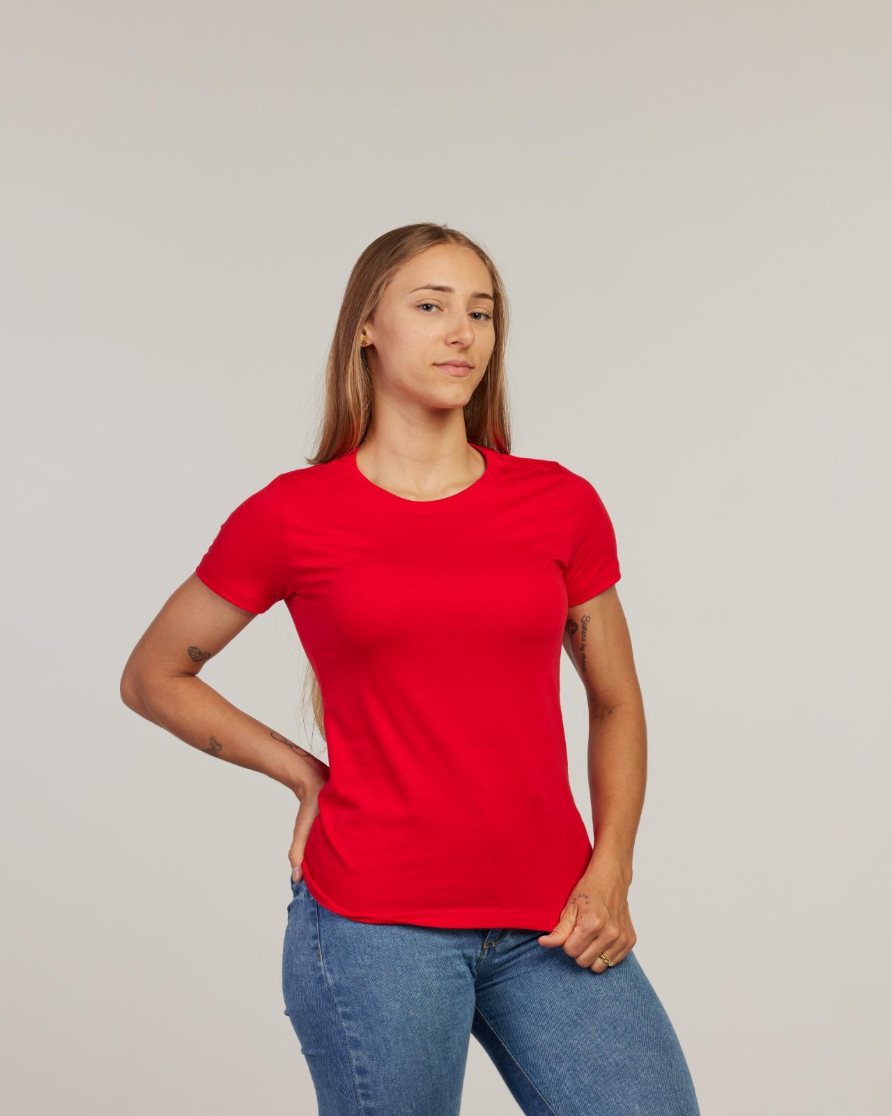 Camiseta Baby Look Básica Feminina — Lunfe Outlet — foto 8