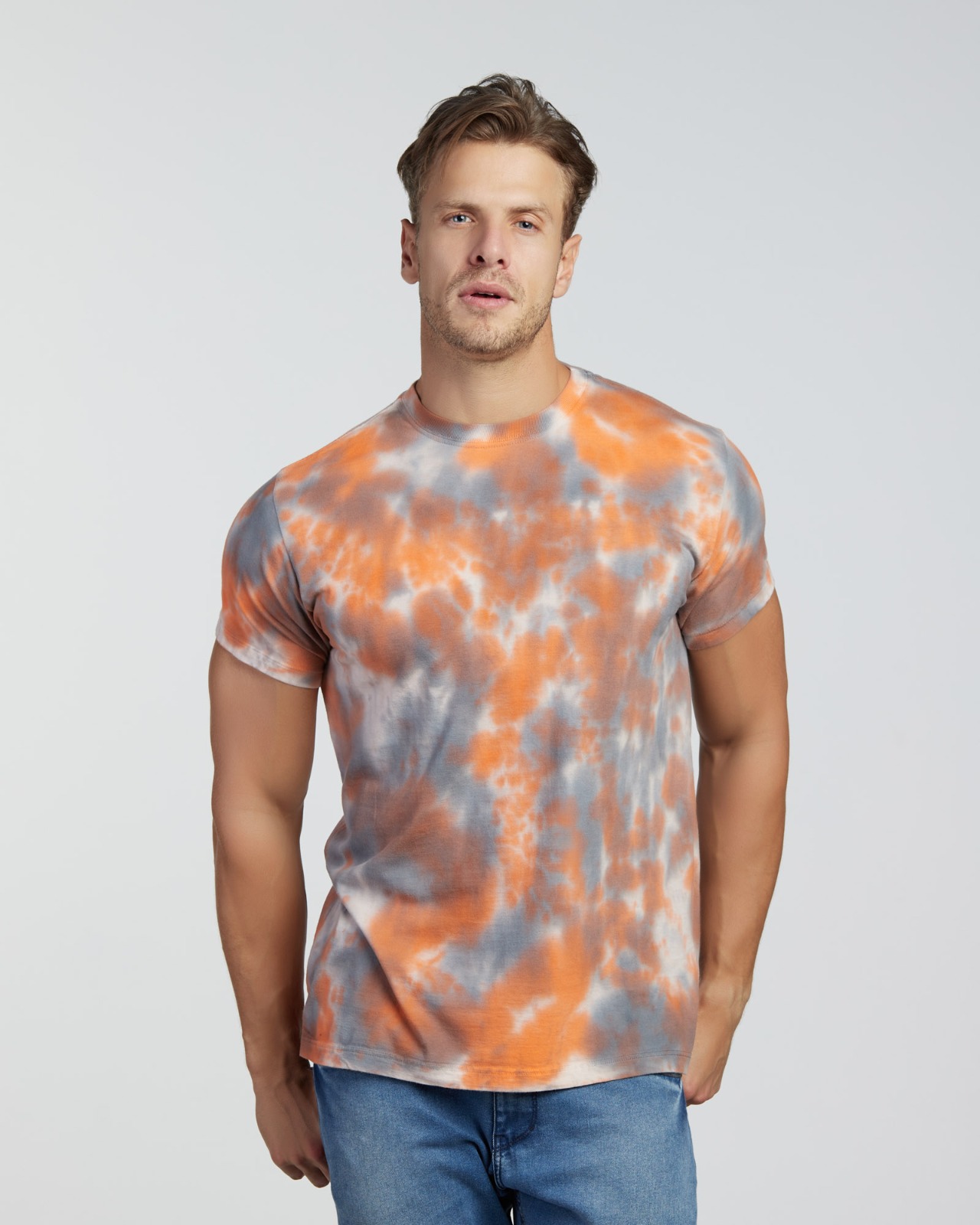Camiseta Tie Dye Tie Dye Laranja — Lunfe Outlet — foto 7