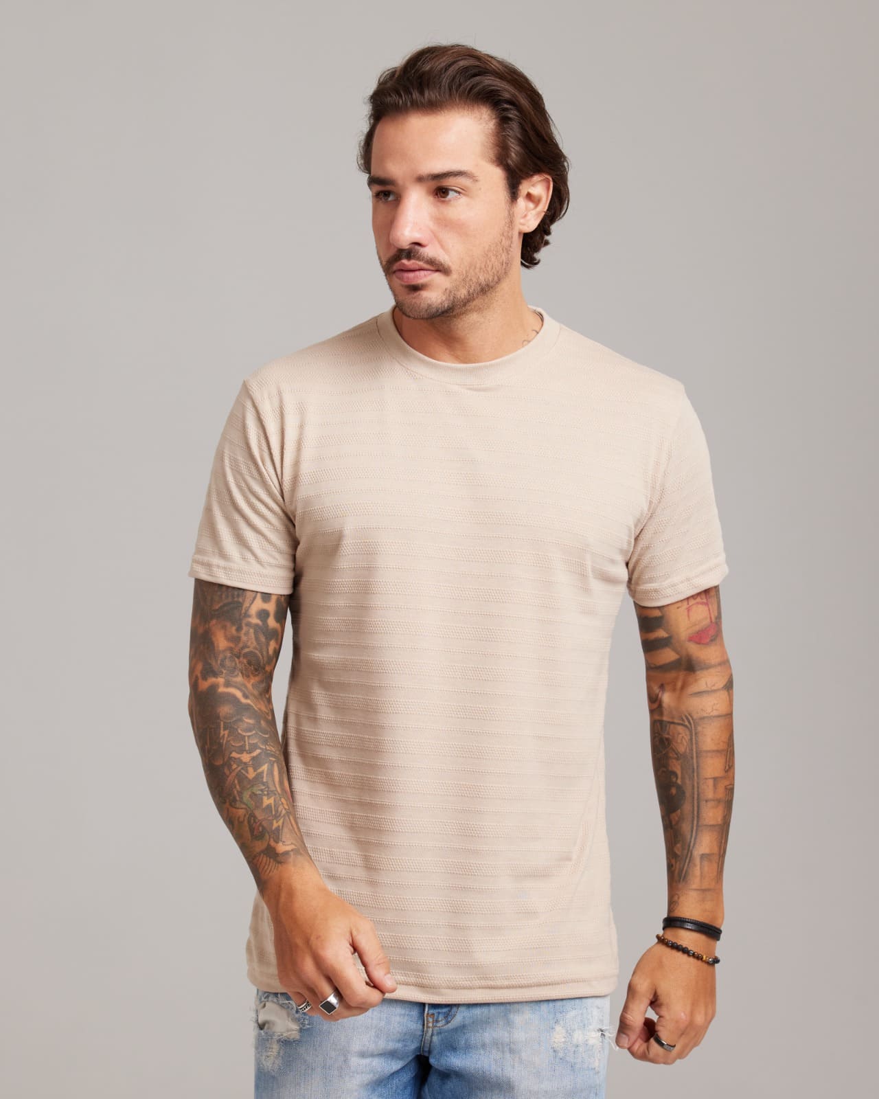 Camiseta Waffle Knit Texture 240g