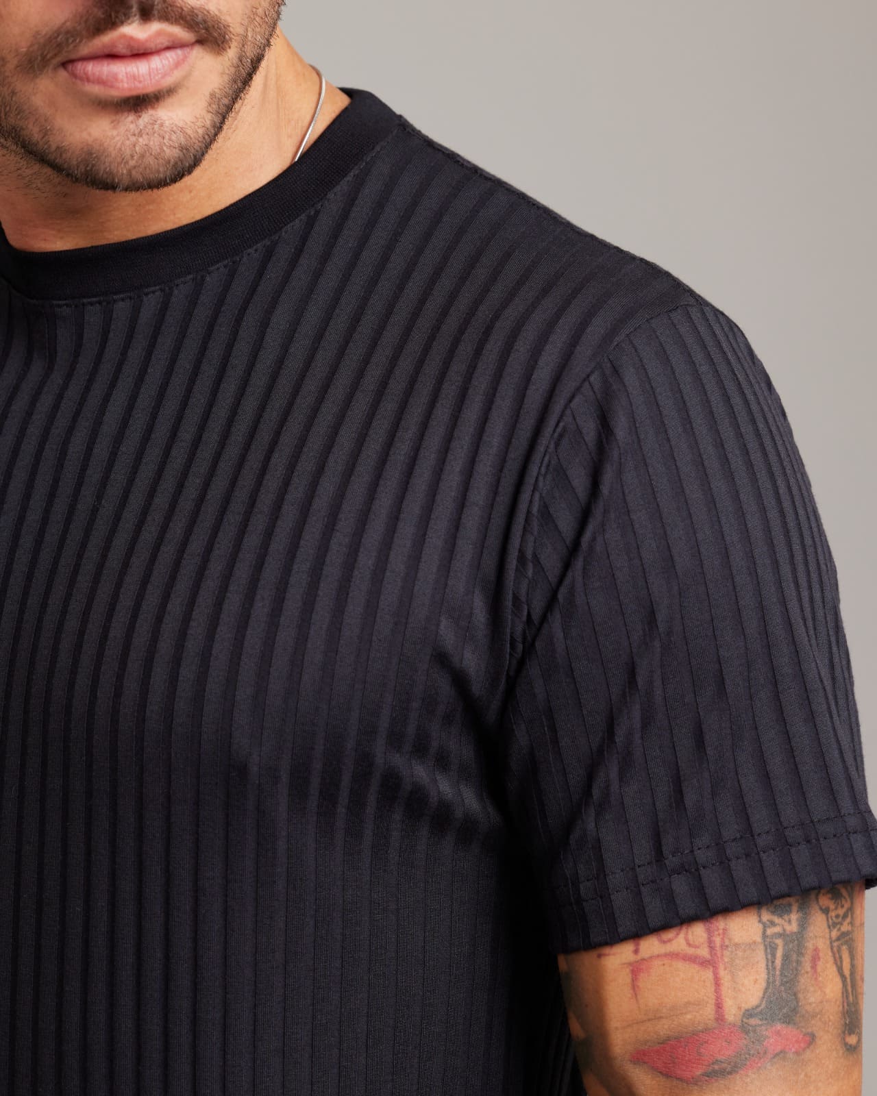 Camiseta Plissé Texture — Lunfe Outlet — foto 6