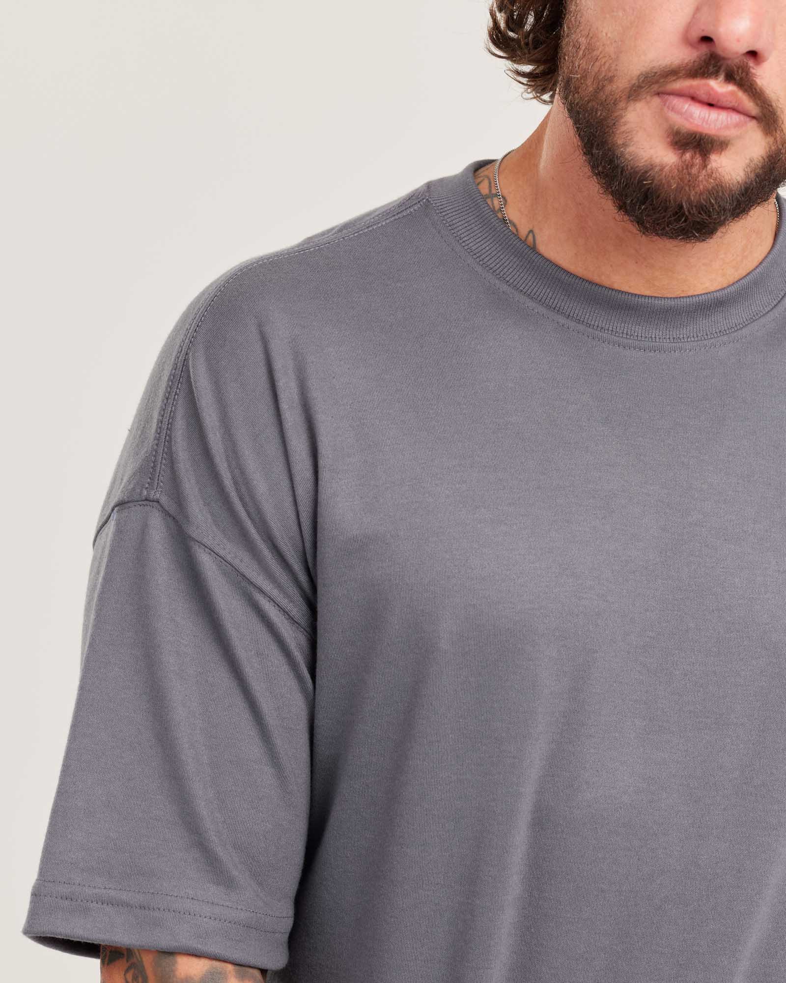 Camiseta Oversized Malhão Suedine — Lunfe Outlet — foto 9