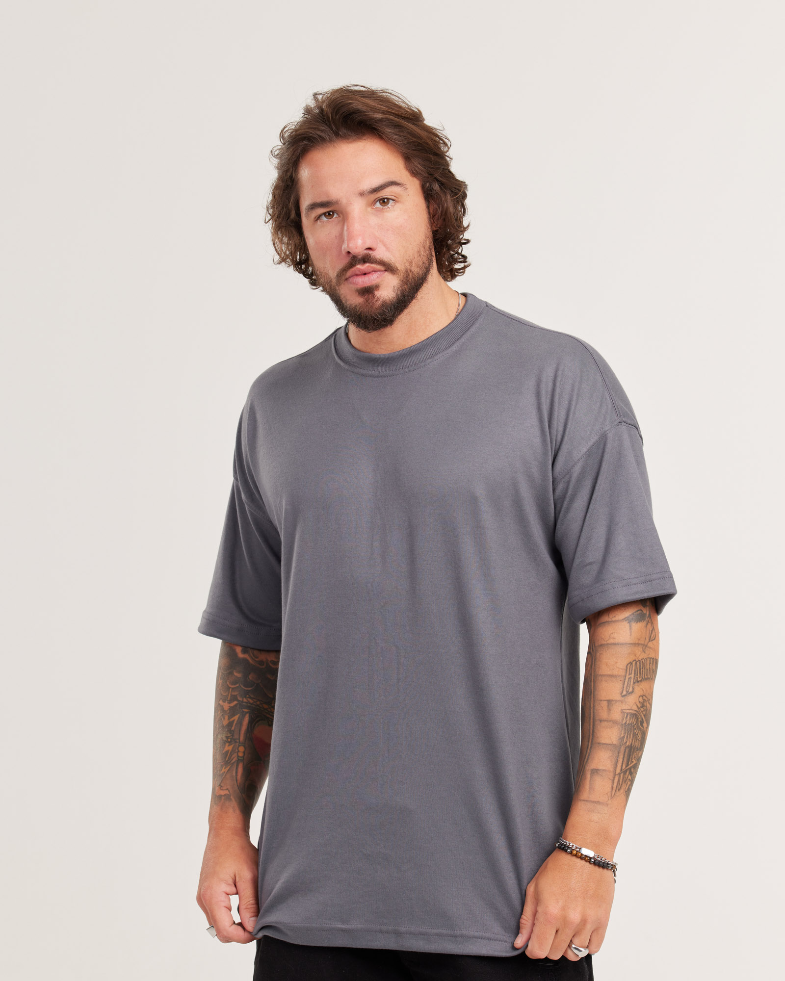 Camiseta Oversized Malhão Suedine — Lunfe Outlet — foto 8