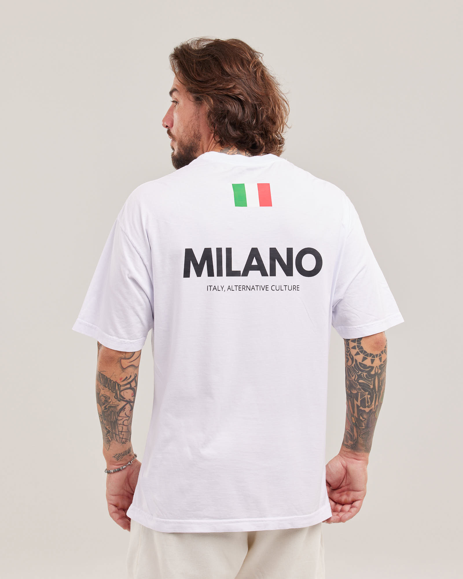 Camiseta Oversized Milano Evolvee Branco — Lunfe Outlet — foto 2