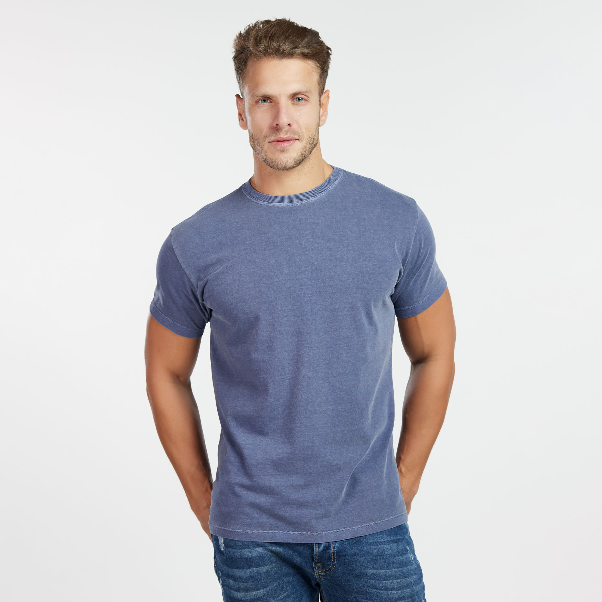 Camiseta Estonada Stone Wash Clássica