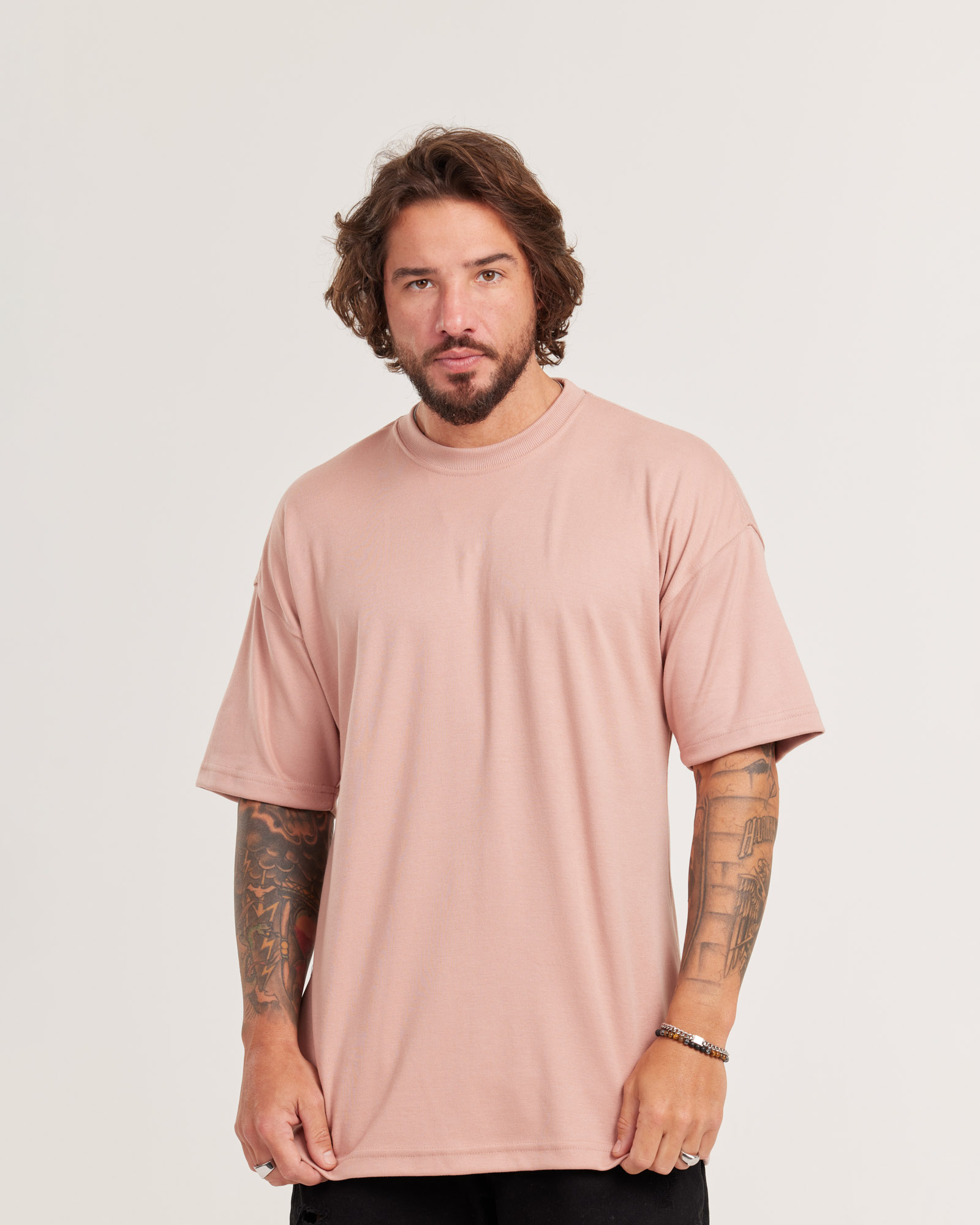 Camiseta Oversized Malhão Suedine — Lunfe Outlet — foto 4