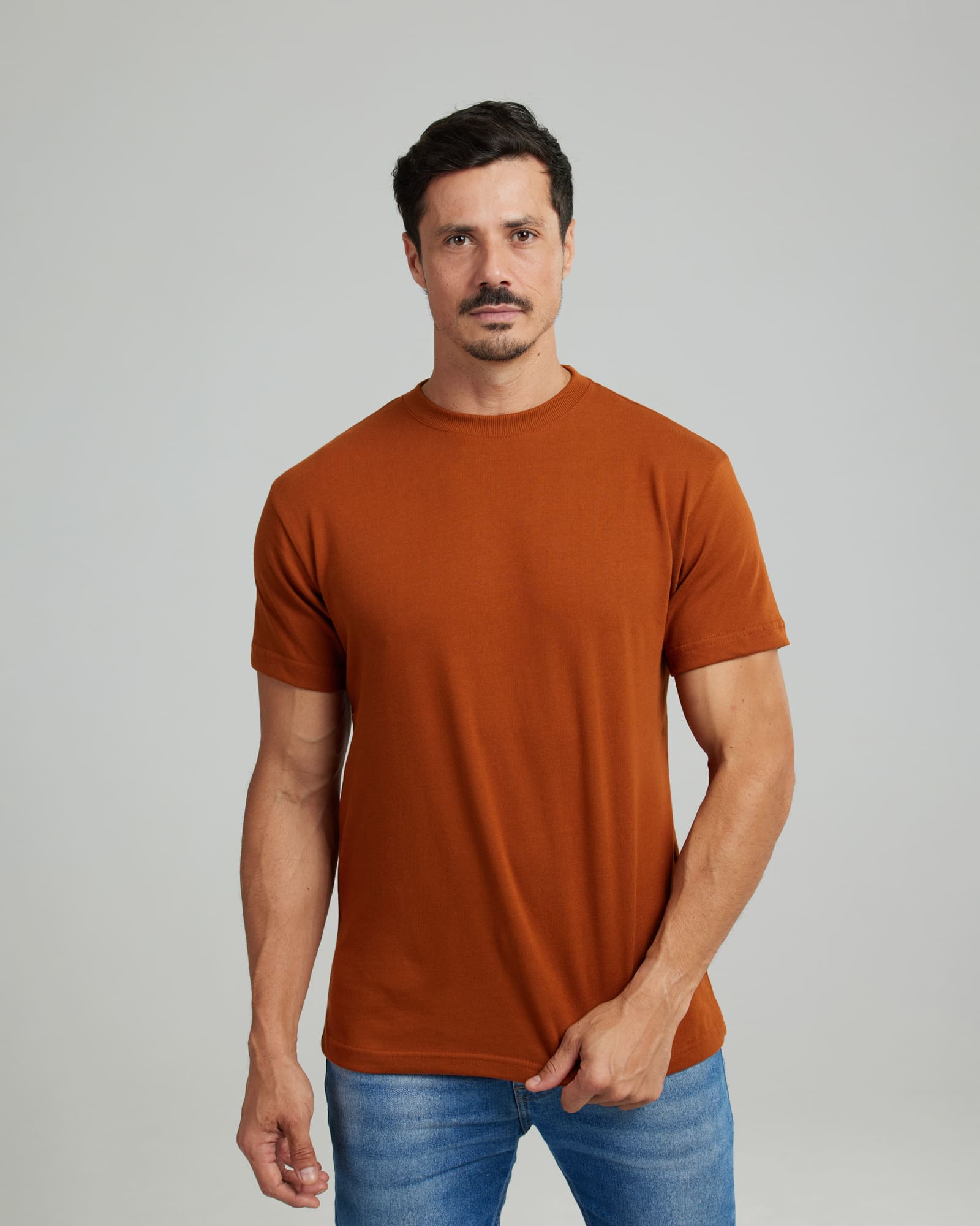 Camiseta Malhão Compact Terracota — Lunfe Outlet — foto 3