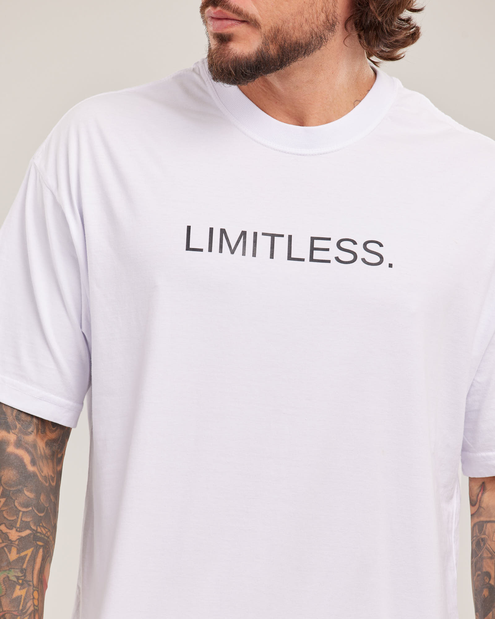 Camiseta Oversized Limitless Evolvee — Lunfe Outlet — foto 3