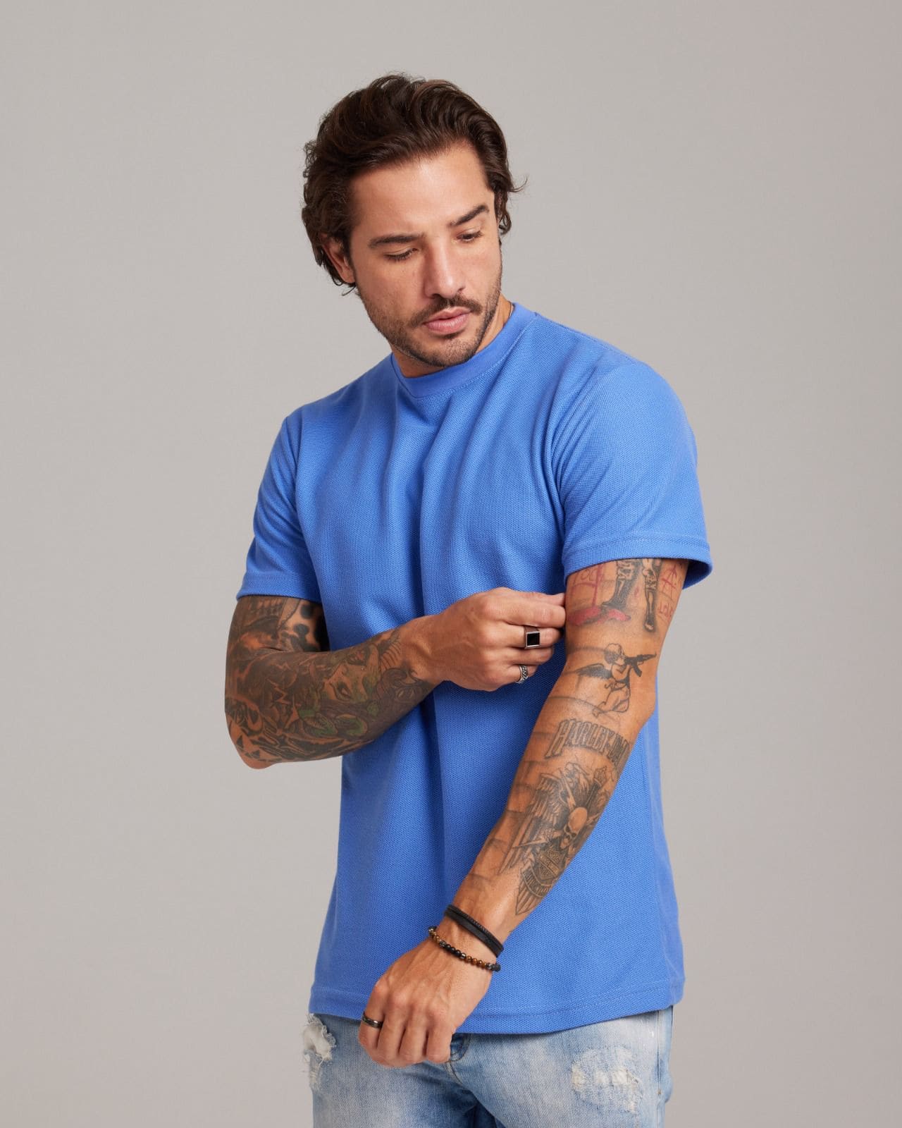 Camiseta Piquê Texture — Lunfe Outlet — foto 3