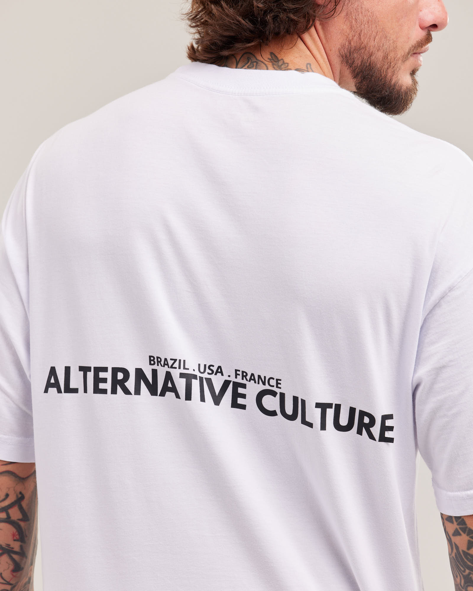 Camiseta Oversized Alternative Culture Evolvee — Lunfe Outlet — foto 2