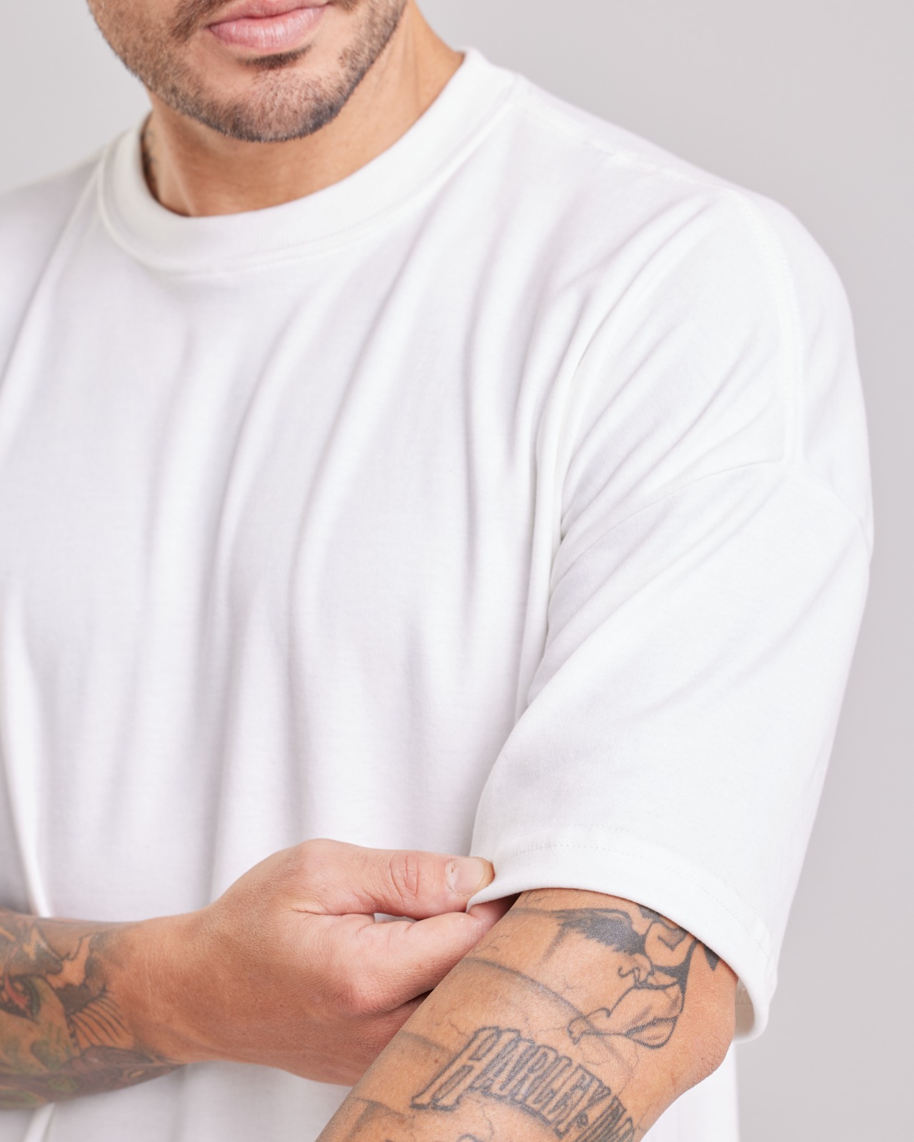 Camiseta Oversized Suedine Peruano — Lunfe Outlet — foto 2