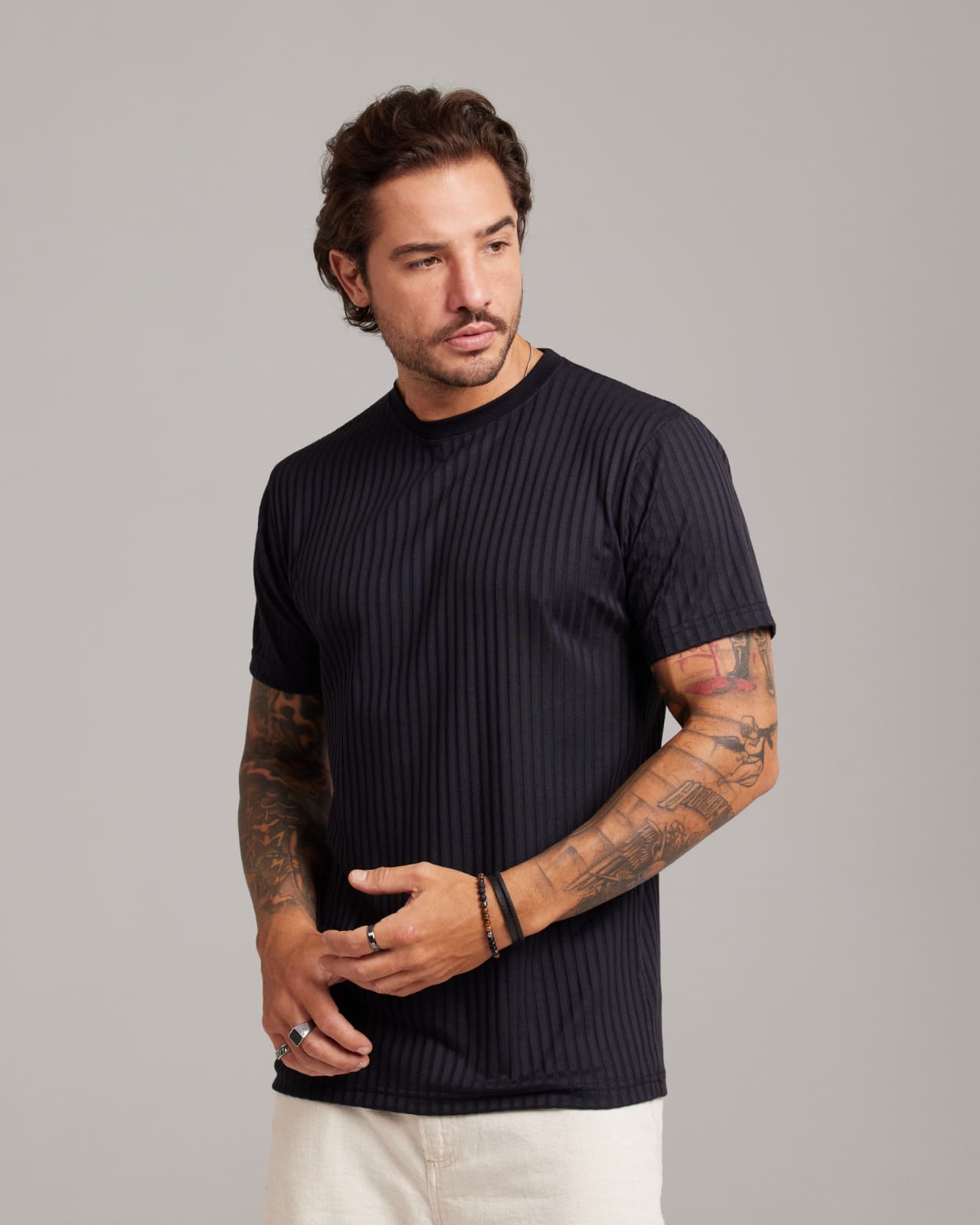 Camiseta Plissé Texture — Lunfe Outlet — foto 7