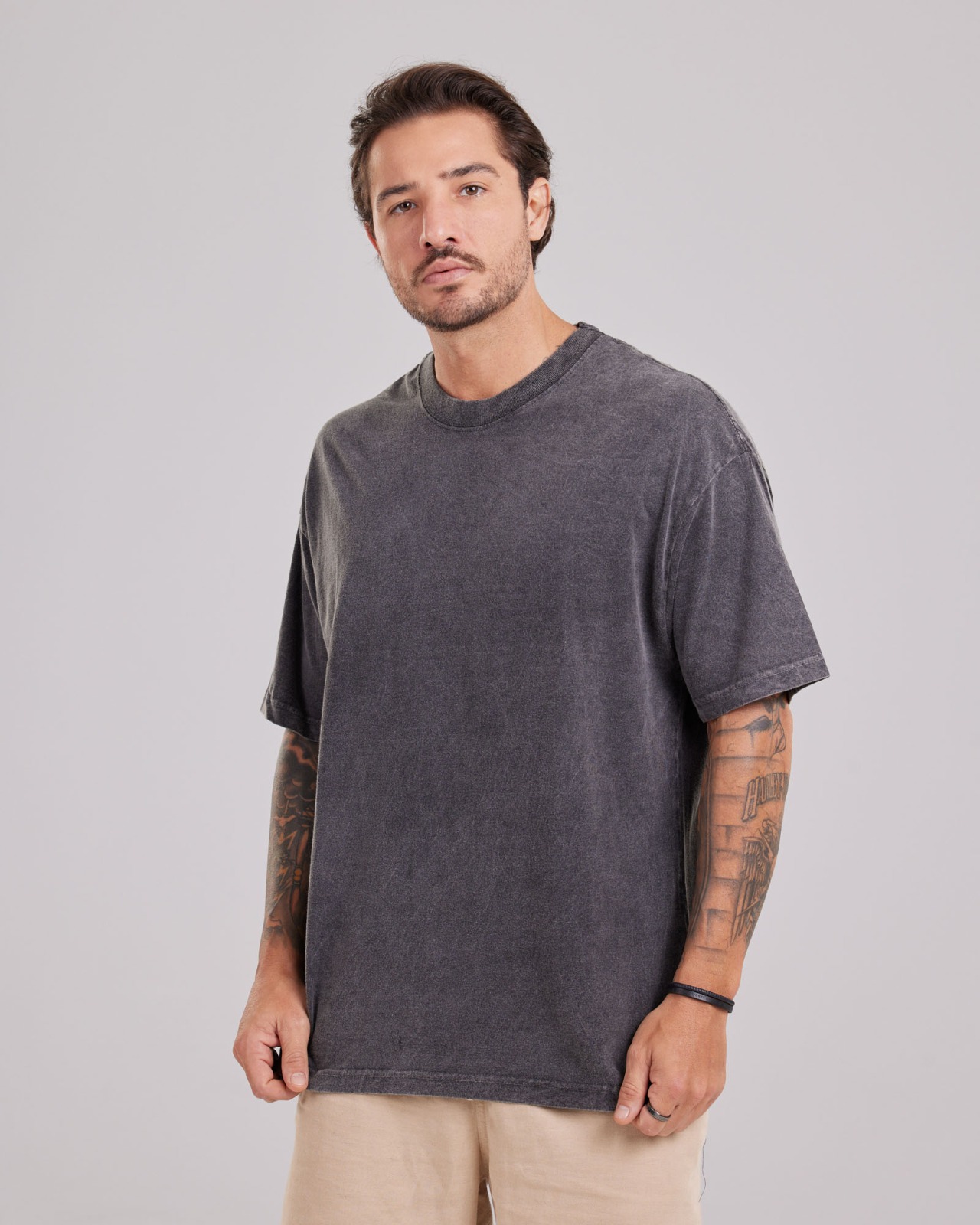 Camiseta Oversized Marmorizada — Lunfe Outlet — foto 3