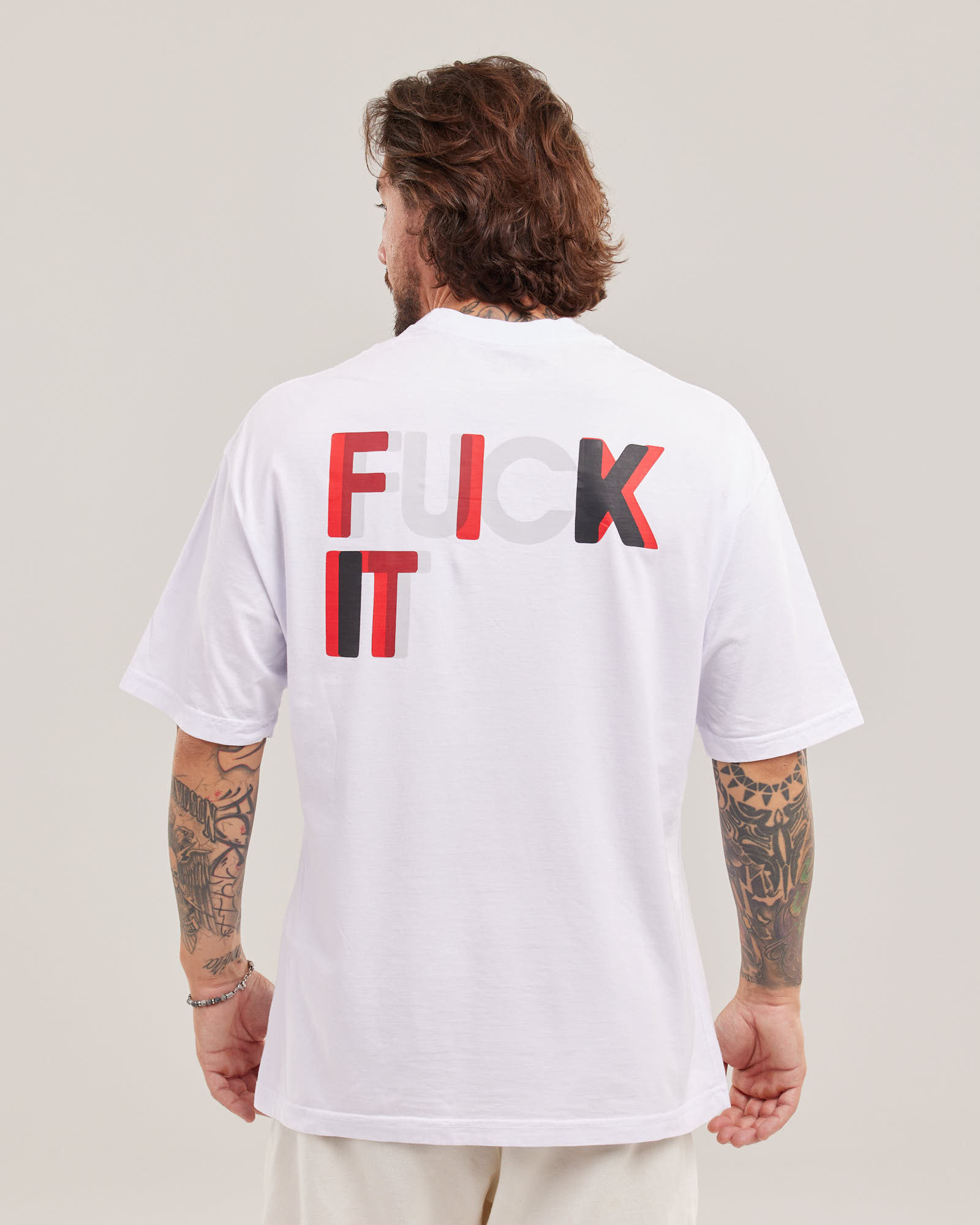Camiseta Oversized F*ck It Evolvee — Lunfe Outlet — foto 4