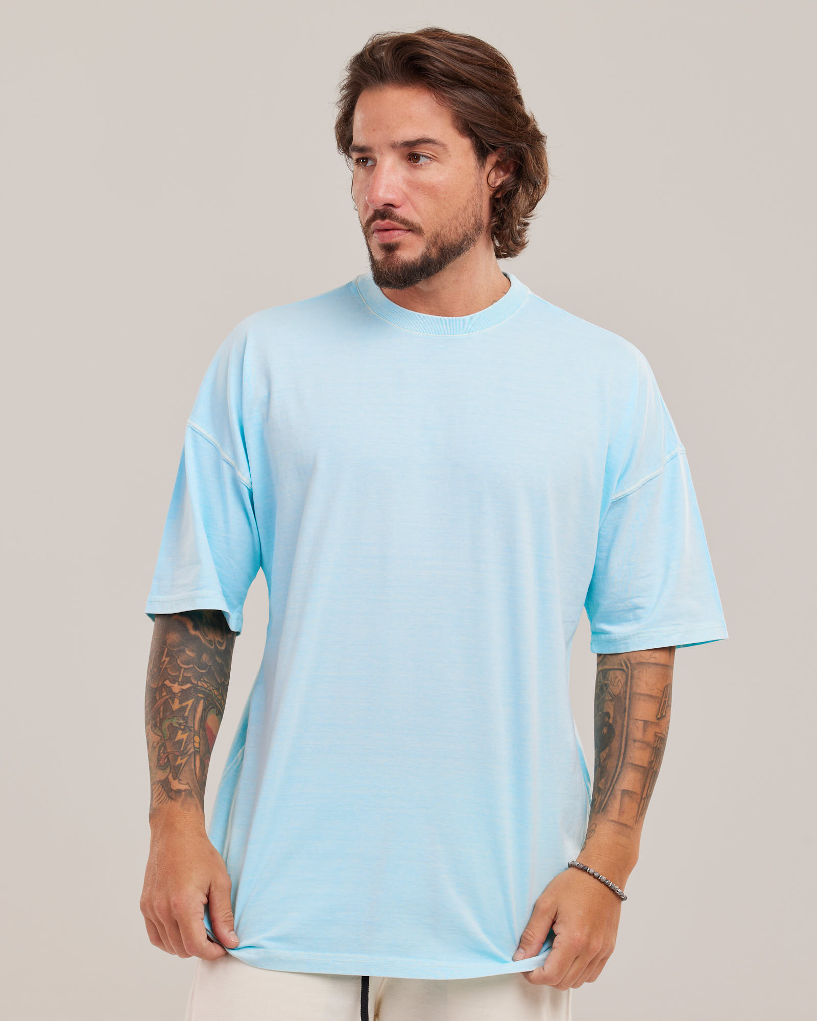 Camiseta Oversized Estonada Vintage — Lunfe Outlet — foto 6